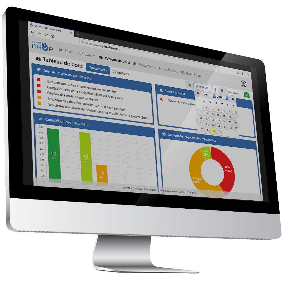 GDPR Drop Dashboard